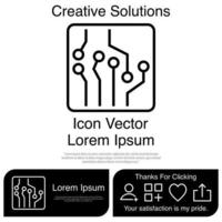 Circuit Icon Vector EPS 10