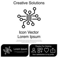 Circuit Icon Vector EPS 10