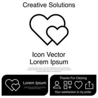 Love Icon Vector EPS 10