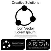 Atom Icon Vector EPS 10