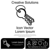 Key Icon Vector EPS 10