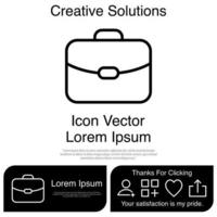 Briefcase Icon Vector EPS 10