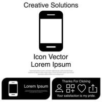 Mobile Phone Icon Vector EPS 10