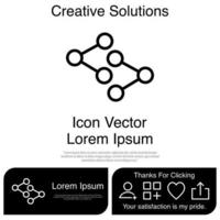 Atom Icon Vector EPS 10