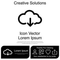 Cloud Icon Vector EPS 10