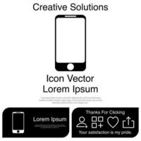 Mobile Phone Icon Vector EPS 10