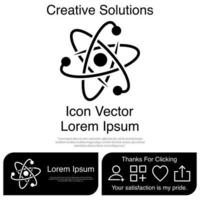 Atom Icon Vector EPS 10