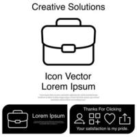 Briefcase Icon Vector EPS 10