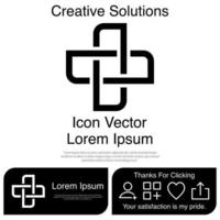 Cross Icon Vector EPS 10