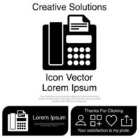 Fax Icon Vector EPS 10