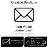 Envelope Icon Vector EPS 10