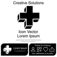 Cross Icon Vector EPS 10