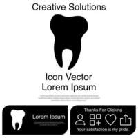 Tooth Icon Vector EPS 10