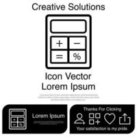 Calculator Icon Vector EPS 10