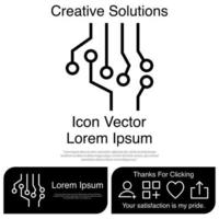 Circuit Icon Vector EPS 10