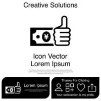 Up Investment Icon Vector EPS 10