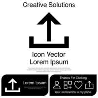 Upload Icon Vector EPS 10