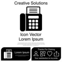 Fax Icon Vector EPS 10