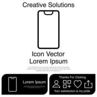 Mobile Phone Icon Vector EPS 10