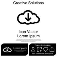 Cloud Icon Vector EPS 10