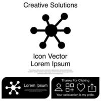 Atom Icon Vector EPS 10