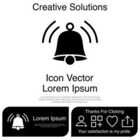 Bell Icon Vector EPS 10