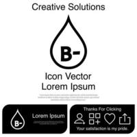 Blood Icon Vector EPS 10