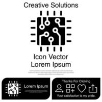 Circuit Icon Vector EPS 10