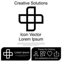 Cross Icon Vector EPS 10