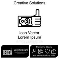 Up Investment Icon Vector EPS 10