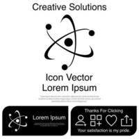 Atom Icon Vector EPS 10