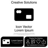 Credit Card Icon Vector EPS 10