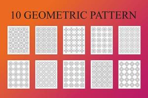 Geometric Coloring Pattern vector