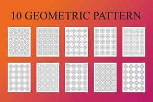 Geometric Coloring Pattern vector