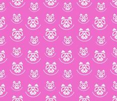 Dog pattern Design vector