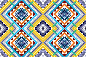 Geometric ethnic pattern design. Aztec fabric carpet mandala ornament chevron textile decoration wallpaper. Tribal turkey African Indian traditional embroidery background vector