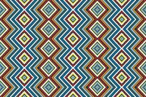 diseño geométrico étnico de patrones sin fisuras. tela azteca alfombra mandala ornamento chevron textil decoración papel pintado. Fondo de ilustración de vector de bordado tradicional indio africano de pavo tribal