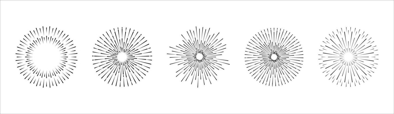 Geometric Sunburst Set