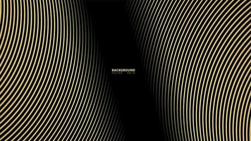 Striped gold texture, Abstract warped Diagonal Striped Background, waved lines texture. Brand new style for your business design, vector template for your ideas
