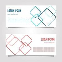 Vector Design Banner Background In Different Colors