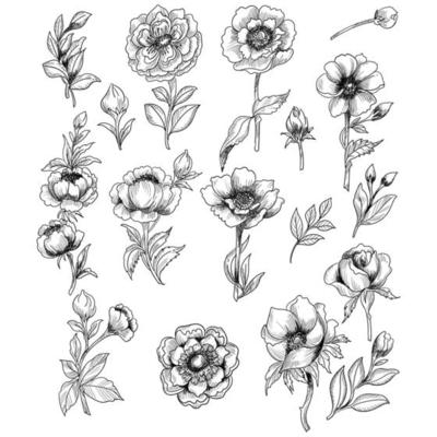 Flower Line Vector Art, Icons, and Graphics for Free Download
