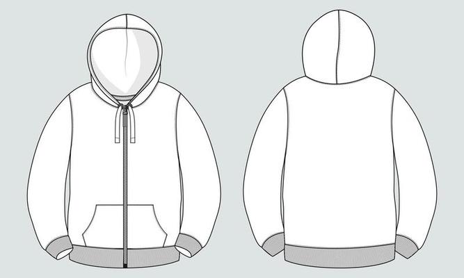 Hoodie Mock Up Vector Art, Icons, and Graphics for Free Download