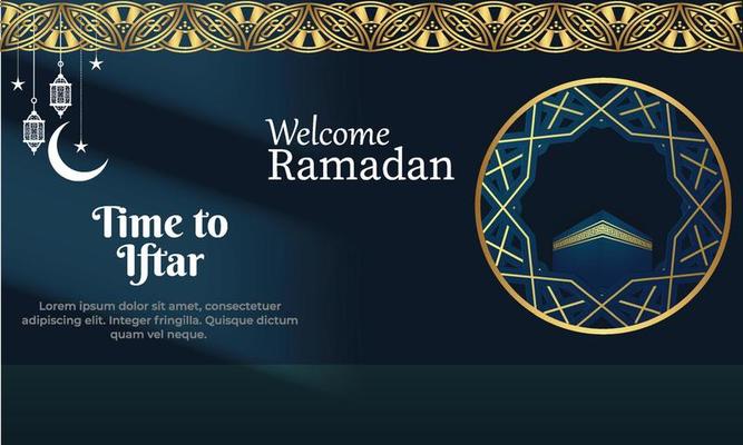 Illustration Of Ramadan Sale unique Poster Or Sale Banner Background