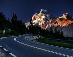 road in mountains photo