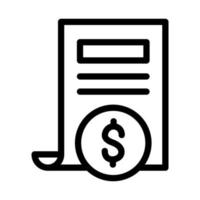 Paid Articles Line Icon vector