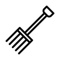 Farm Fork Line Icon vector