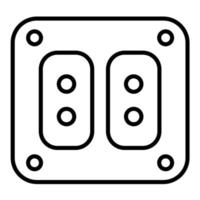Switch Line Icon vector