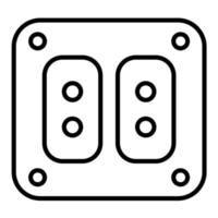 Switch Line Icon vector