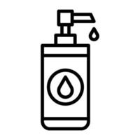 Lotion Line Icon vector