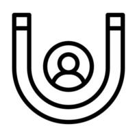 User Engagement Line Icon vector